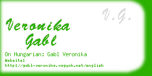 veronika gabl business card